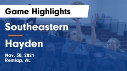 Southeastern  vs Hayden  Game Highlights - Nov. 30, 2021
