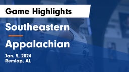 Southeastern  vs Appalachian  Game Highlights - Jan. 5, 2024