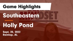 Southeastern  vs Holly Pond Game Highlights - Sept. 20, 2022
