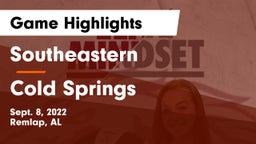 Southeastern  vs Cold Springs Game Highlights - Sept. 8, 2022