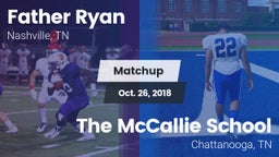 Matchup: Father Ryan High vs. The McCallie School 2018