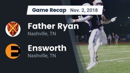 Recap: Father Ryan  vs. Ensworth  2018