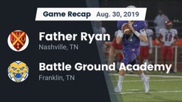 Recap: Father Ryan  vs. Battle Ground Academy  2019