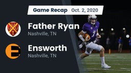 Recap: Father Ryan  vs. Ensworth  2020