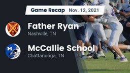 Recap: Father Ryan  vs. McCallie School 2021
