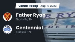 Recap: Father Ryan  vs. Centennial  2023