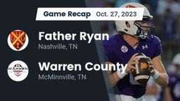 Recap: Father Ryan  vs. Warren County  2023