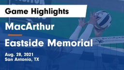 MacArthur  vs Eastside Memorial  Game Highlights - Aug. 28, 2021
