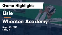 Lisle  vs Wheaton Academy  Game Highlights - Sept. 16, 2023