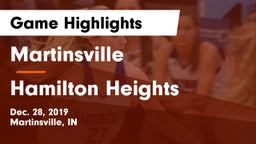 Martinsville  vs Hamilton Heights  Game Highlights - Dec. 28, 2019