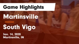 Martinsville  vs South Vigo  Game Highlights - Jan. 14, 2020