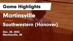 Martinsville  vs Southwestern  (Hanover) Game Highlights - Dec. 28, 2023