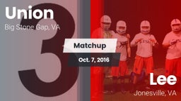 Matchup: Union School High vs. Lee  2016