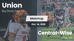 Matchup: Union School High vs. Central-Wise  2016