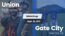 Matchup: Union School High vs. Gate City  2017