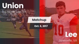 Matchup: Union School High vs. Lee  2017