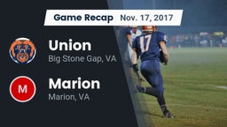 Recap: Union  vs. Marion  2017