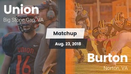 Matchup: Union School High vs. Burton  2018