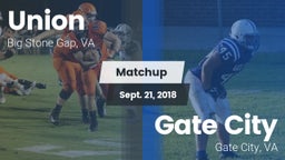 Matchup: Union School High vs. Gate City  2018