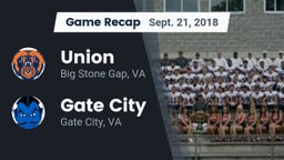 Recap: Union  vs. Gate City  2018