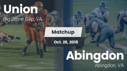 Matchup: Union School High vs. Abingdon  2018