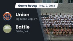 Recap: Union  vs. Battle  2018