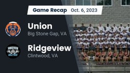 Recap: Union  vs. Ridgeview  2023