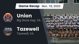Recap: Union  vs. Tazewell  2023
