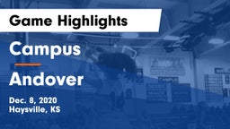 Campus  vs Andover  Game Highlights - Dec. 8, 2020