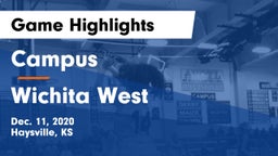 Campus  vs Wichita West  Game Highlights - Dec. 11, 2020