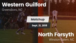 Matchup: Western Guilford HS vs. North Forsyth  2018