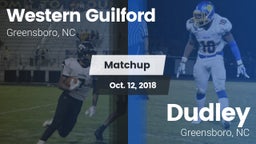 Matchup: Western Guilford HS vs. Dudley  2018