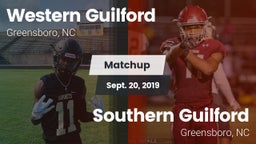 Matchup: Western Guilford HS vs. Southern Guilford  2019