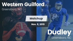 Matchup: Western Guilford HS vs. Dudley  2019