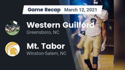 Recap: Western Guilford  vs. Mt. Tabor  2021