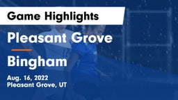 Pleasant Grove  vs Bingham  Game Highlights - Aug. 16, 2022