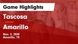 Tascosa  vs Amarillo  Game Highlights - Nov. 3, 2020
