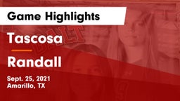 Tascosa  vs Randall  Game Highlights - Sept. 25, 2021