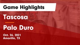 Tascosa  vs Palo Duro  Game Highlights - Oct. 26, 2021