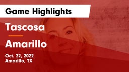 Tascosa  vs Amarillo  Game Highlights - Oct. 22, 2022