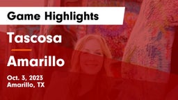 Tascosa  vs Amarillo  Game Highlights - Oct. 3, 2023
