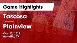 Tascosa  vs Plainview  Game Highlights - Oct. 10, 2023