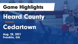 Heard County  vs Cedartown Game Highlights - Aug. 28, 2021