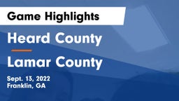 Heard County  vs Lamar County   Game Highlights - Sept. 13, 2022