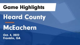 Heard County  vs McEachern  Game Highlights - Oct. 4, 2022