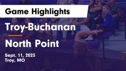 Troy-Buchanan  vs North Point  Game Highlights - Sept. 11, 2023