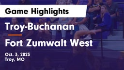 Troy-Buchanan  vs Fort Zumwalt West  Game Highlights - Oct. 3, 2023