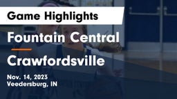 Fountain Central  vs Crawfordsville  Game Highlights - Nov. 14, 2023