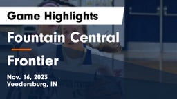 Fountain Central  vs Frontier  Game Highlights - Nov. 16, 2023