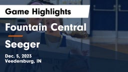 Fountain Central  vs Seeger  Game Highlights - Dec. 5, 2023